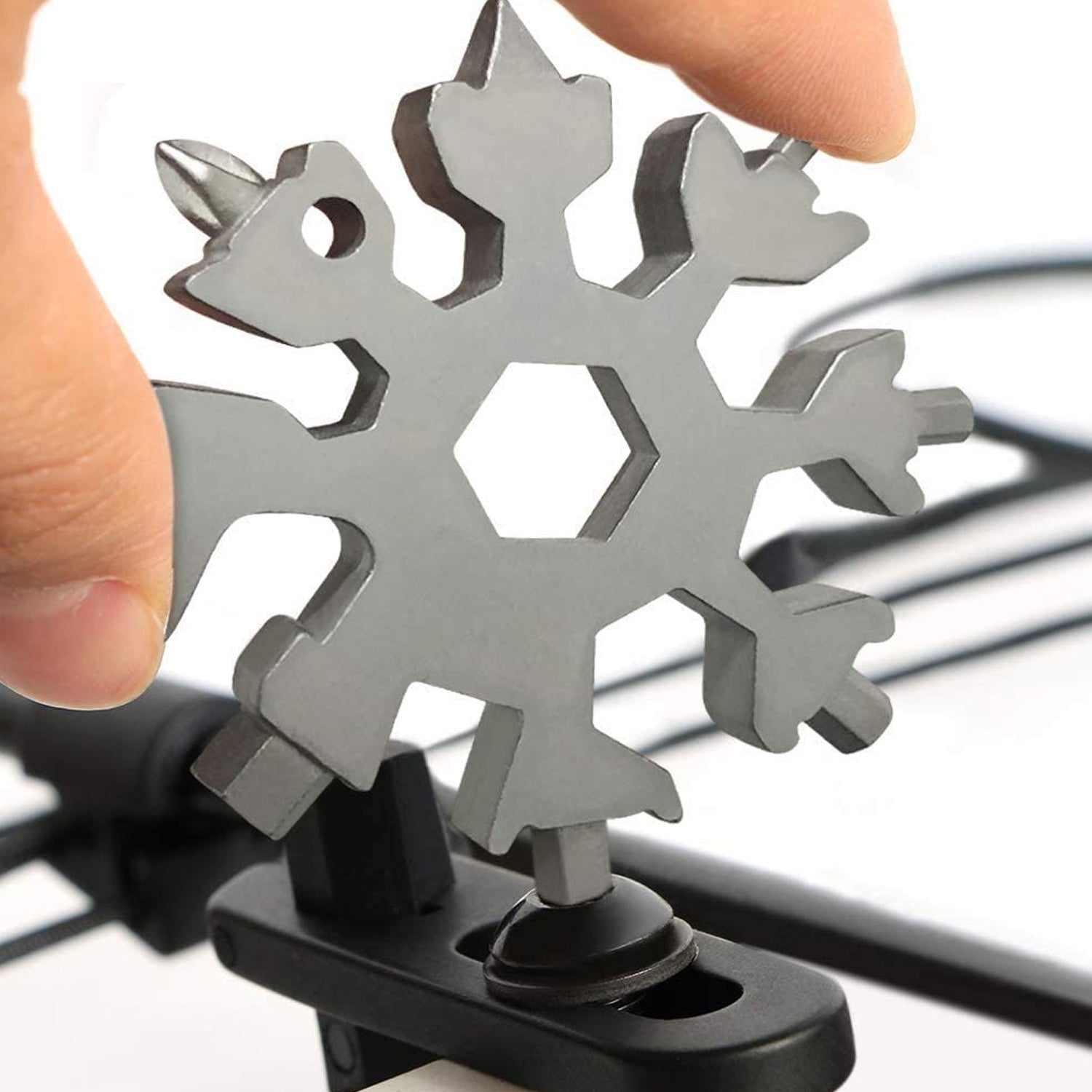 Durable & Portable 18 in 1 Snowflake Multi-Tool, Snowflake Bottle Opener Flat Phillips Screwdriver Kit Wrench Durable & Portable 18 in 1 Snowflake Multi-Tool, Snowflake Bottle Opener Flat Phillips Screwdriver Kit Wrench